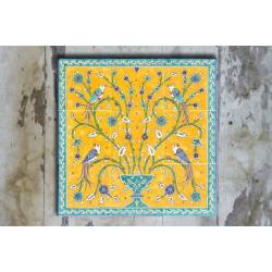 Grace the wall ~ TURKISH MURAL-Q (Set of 9 tiles)