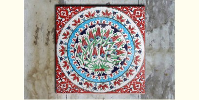 Grace the wall ~ TURKISH MURAL-S (Set of 4 tiles)