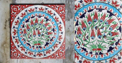 Grace the wall ~ TURKISH MURAL-S (Set of 4 tiles)
