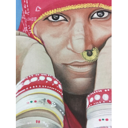 Miniature Painting ~ Rajasthani Women