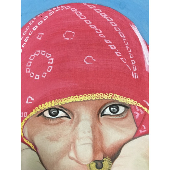 Miniature Painting ~ Rajasthani Women