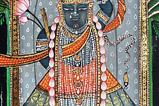 Miniature Painting ~ Rajasthan ~ Srinath ji {A}