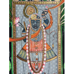 Miniature Painting ~ Rajasthan ~ Srinath ji {A}