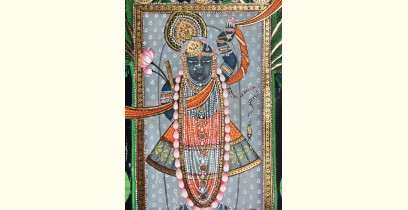 Miniature Painting ~ Rajasthan ~ Srinath ji {A}