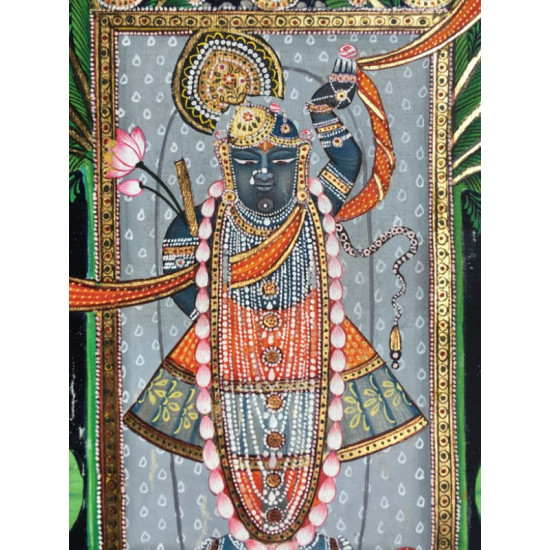 Miniature Painting ~ Rajasthan ~ Srinath ji {A}