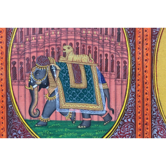 Miniature Painting ~ Rajasthan ~ Three City