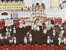 Miniature Painting ~ Rajasthan ~ Udaipur Palace Sabha