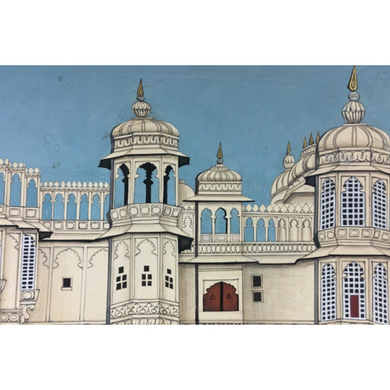 Miniature Painting ~ Rajasthan ~ Udaipur Palace Sabha