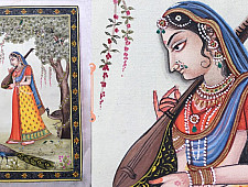 Miniature Painting ~ Rajasthan ~ Meera