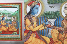 Miniature Painting ~ Rajasthan ~ Radha Krishna