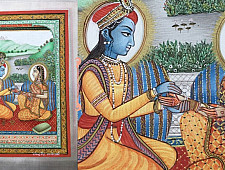 Miniature Painting ~ Rajasthan ~ Radha Krishna