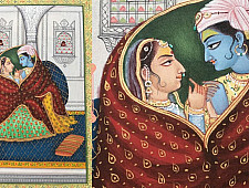 Miniature Painting ~ Rajasthan ~ Radha Krishna Together