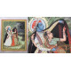 Miniature Painting ~ Rajasthan ~ Radha krishna in the Rain