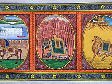 Miniature Painting ~ Rajasthan ~ Three City