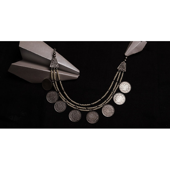 रेवती ✽ Paisa Choker with a Pearl Neckline ✽ Necklace ✽ 9