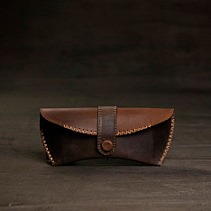 रिक्त . Rikt ~ Walnut Sunglass Case Leather | Handcrafted