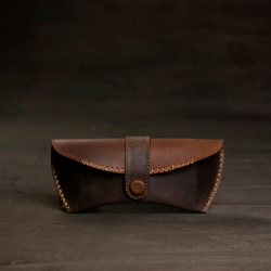 रिक्त . Rikt ~ Walnut Sunglass Case Leather | Handcrafted