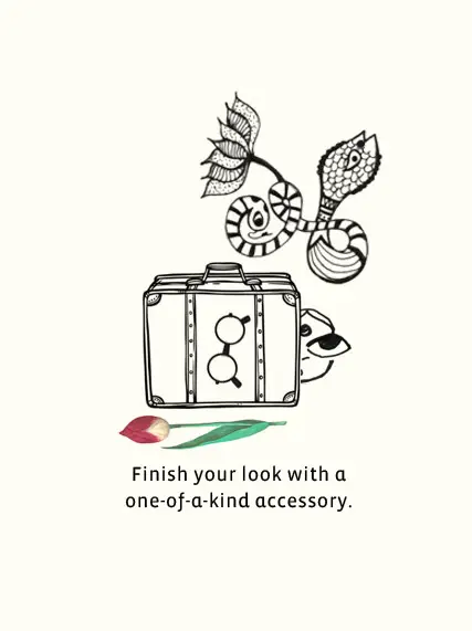 handcrafted accessory items
