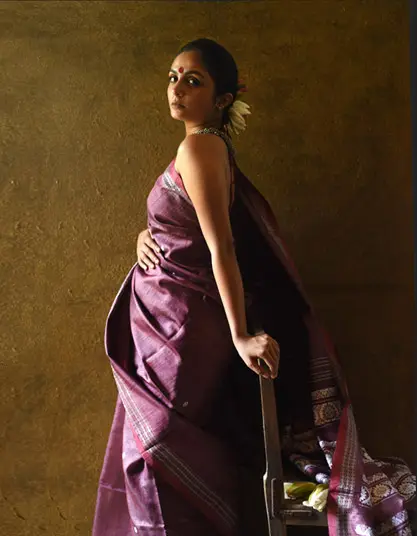 Tussar silk saree