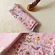 shop Handloom Linen Saree - Hand Embroidered  - Baby Pink Color