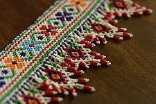 Shubh-Laabh . शुभ लाभ ⁂ Handcrafted - Bead Door Toran