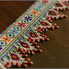 Shubh-Laabh . शुभ लाभ ⁂ Handcrafted - Bead Door Toran