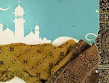 Eidi ~ Ajrakh Stole * J