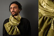 64 Square ♢ Clamp Dyed Cotton Stole ♢ 2