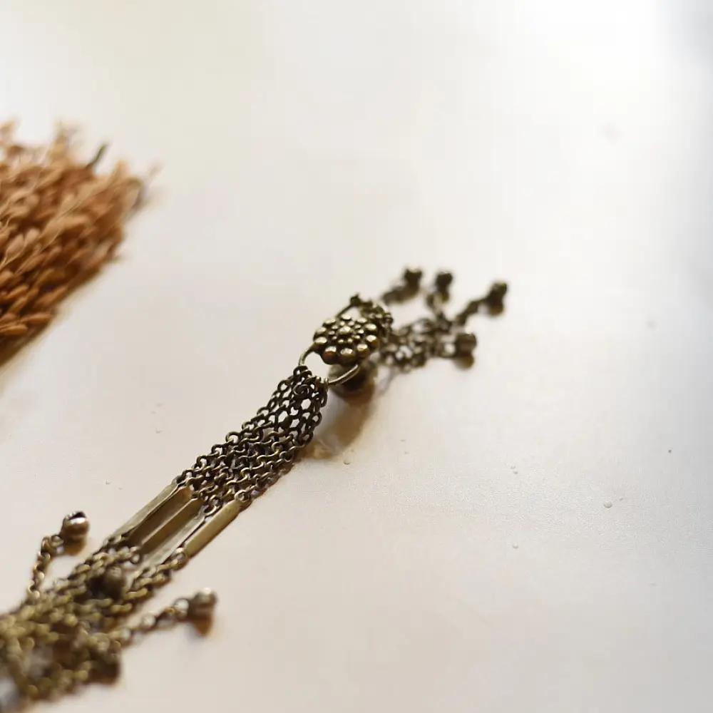 shop Handmade Vintage Jewelry - Chain Kurti Button