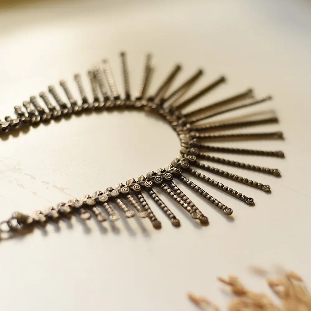 shop Handmade Vintage Jewelry - Tribal Necklace