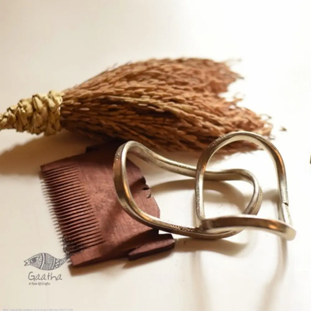 shop Handmade Vintage Jewelry - Rabari Solid Ankle Kada ( Pair )