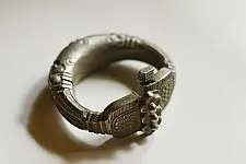 Kanupriya | Tribal / Vintage Jewelry - Solid Heavy Kada (2.2 inch) Kanupriya | Tribal / Vintage Jewelry - Solid Heavy Kada (2.2 inch)