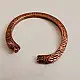 shop Handmade Vintage Solid Brass Kada - Tiger