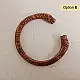 shop Handmade Vintage Solid Brass Kada - Tiger