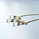 online Handmade designer glass Necklace - White 