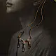 online Handmade designer glass Necklace - White 