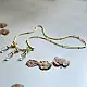online Handmade designer glass Necklace - White 
