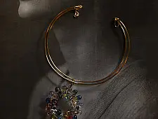 Kusumaprabha . कुसुमांप्रभा | Designer Glass Necklace - 5
