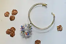 Kusumaprabha . कुसुमांप्रभा | Designer Glass Necklace - 5