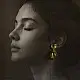 online Handmade designer glass earring - Perrot Jhumka