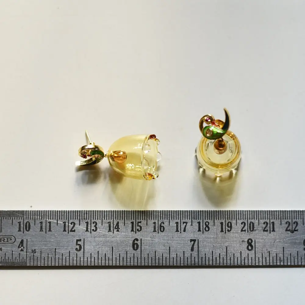 online Handmade designer glass earring - Perrot Jhumka