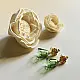 online Handmade designer glass Earring - Green Jhumka