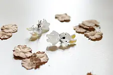 Kusumaprabha . कुसुमांप्रभा | Designer Glass Earring - Bunny
