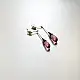 online Handmade designer glass Pink earring