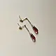 online Handmade designer glass Pink earring