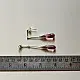 online Handmade designer glass Pink earring