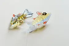Kusumaprabha . कुसुमांप्रभा ✦ Handmade Glass Earring - Fish