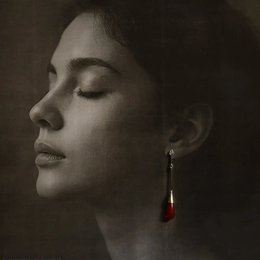 online Handmade designer glass earring