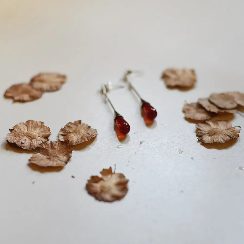 online Handmade designer glass earring