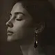 online Handmade designer glass Green earring